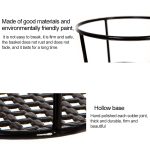 2 Stück Eisen-Metallgeländer für Topfpflanzen, hängendes Blumentopfregal – Bild 3