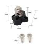 Einzelne Hochleistungs-Klemmenbolzen Schwarze M10-Sammelschiene für Auto / Wohnmobil / Boot – Bild 6