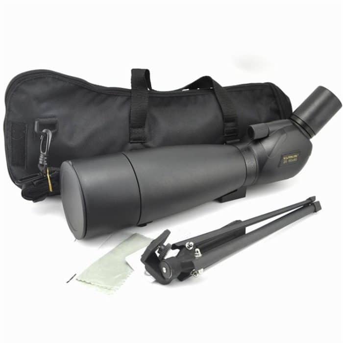 Visionking 20-60x80 Wasserdichtes Spektiv Zoom Bak4 Spektiv Monokular Teleskop für Vogelbeobachtung / Jagd, mit Stativ – Bild 6