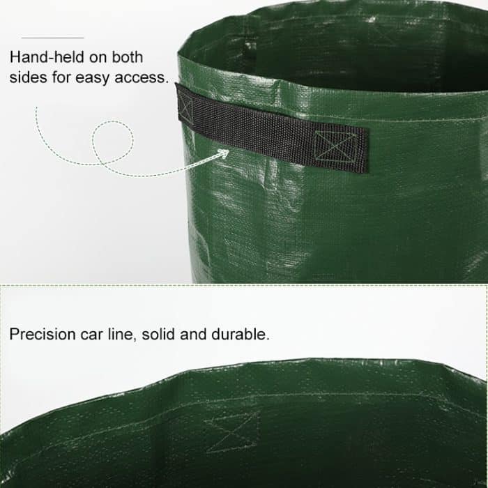 2 Stück PE-Beutel zum Anpflanzen von Kartoffeln, Pflanzbeutel für Gemüse, Gartenbedarf, Größe: 23 cm x 28 cm, 23cm x 28cm – Bild 3