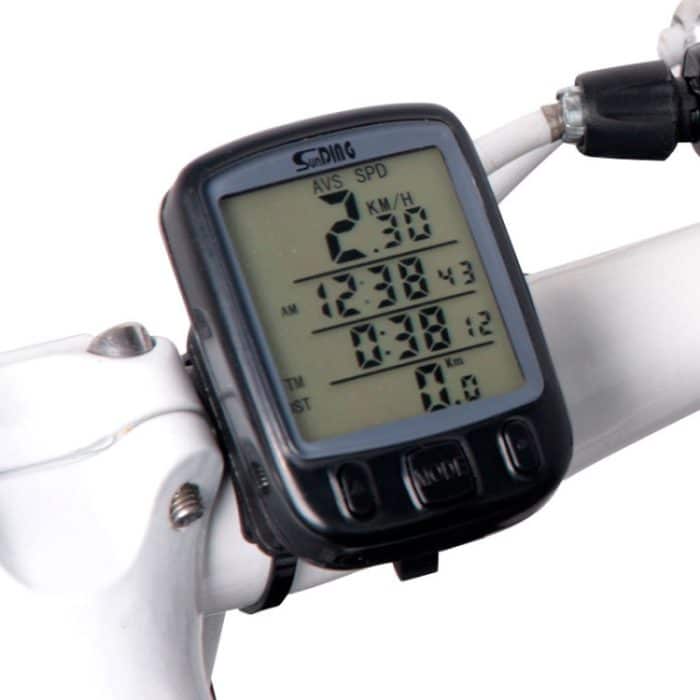 SUNDING 563A Fahrrad, wasserdicht, kabelgebunden, LCD-Bildschirm, leuchtender Kilometerstand, Tachometer, Kilometerzähler, chinesische Version, 563A, Chinese Version – Bild 9