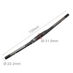 TOSEEK Vollcarbon Rennrad Gerader Lenker, Größe: 720 mm (matt) – Bild 2