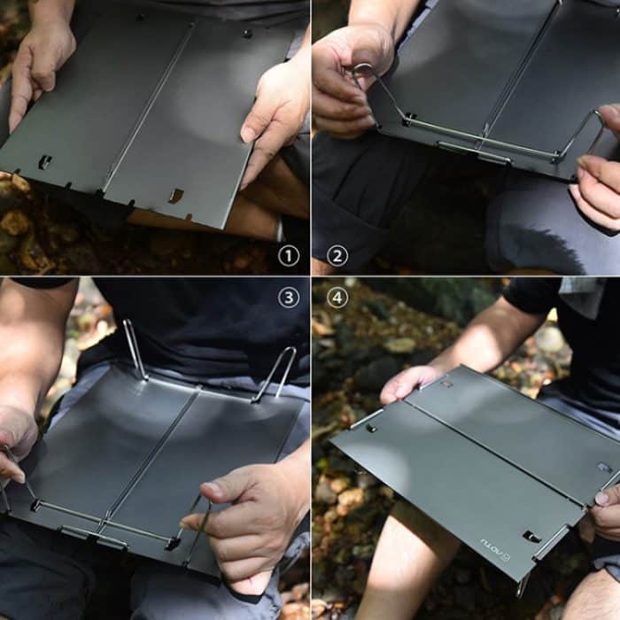 AOTU AT6759 Ultraleichter tragbarer kleiner Klapptisch für den Außenbereich – Bild 6
