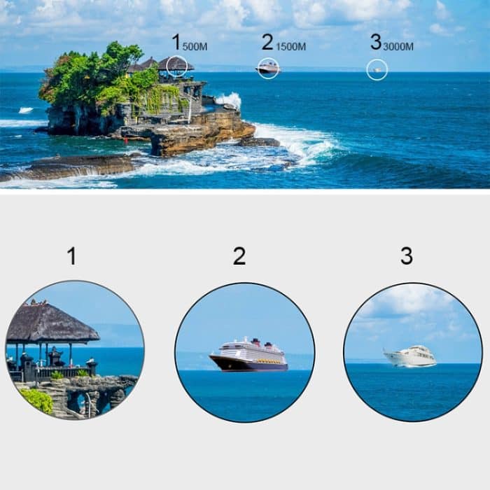 HTK-72 20x-60x High-Definition-Nachtsicht-Zoom-Monokular-Teleskop für Outdoor-Camping-Vogelbeobachtung mit Stativ, 20 x 60 – Bild 7