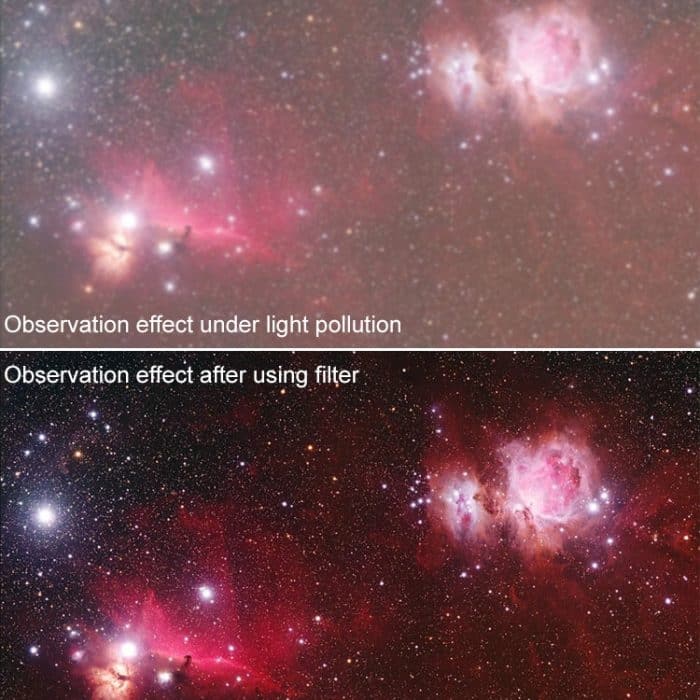 Datyson 5P9973 Teleskop UHC-Blockierung städtischer Lichtverschmutzung 1,25-Zoll-Filter zur Blockierung der Lichtverschmutzung – Bild 9