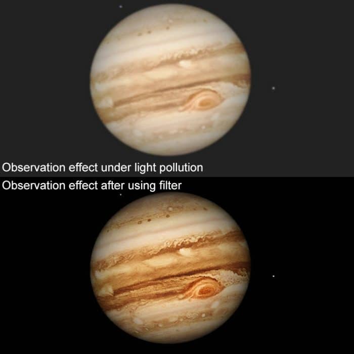 Datyson 5P9973 Teleskop UHC-Blockierung städtischer Lichtverschmutzung 1,25-Zoll-Filter zur Blockierung der Lichtverschmutzung – Bild 10