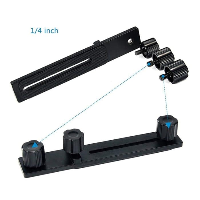 Datyson 5P0010L Teleskop-Fotoständer, Standard + 1 Telefonhalter – Bild 5