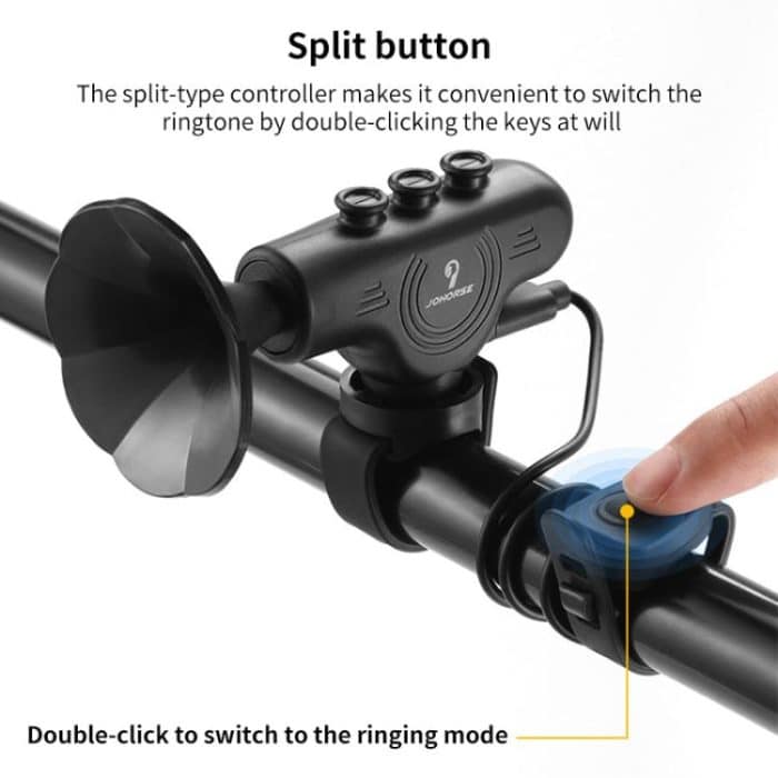 Electronic Cycling Bell Handlebar Horns Rechargeable Electric Bell Waterproof Adjustable Siren, Rechargeable Electric Bell – Bild 5
