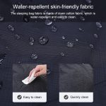 Outdoor-Camping-Schlafsack, gespleißtes Baumwoll-Schlafbett für den Innenbereich, Größe: 210 x 80 cm, Gewicht: 2,2 kg, 2.2kg – Bild 8