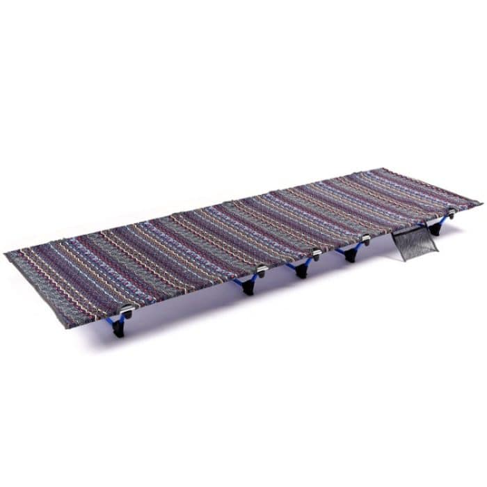 Klappbare Campingmatte für den Außenbereich, Einzelbett, tragbares Schlafbett aus Aluminiumlegierung, Größe: 180 x 61 x 14 cm – Bild 2