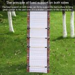 Klappbare Campingmatte für den Außenbereich, Einzelbett, tragbares Schlafbett aus Aluminiumlegierung, Größe: 180 x 61 x 14 cm – Bild 5