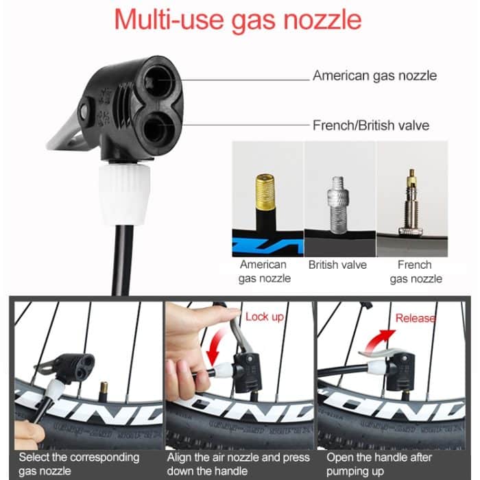 HONOR A380C Haushaltsauto Motorrad Fahrrad aufblasbare Zylinder Luftpumpe – Bild 3