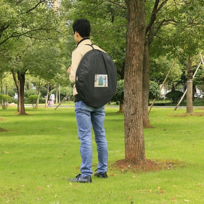 Umkleide-Badezelt mit Fenster, Einzelbett, Größe: 190 x 120 x 120 cm, Size: 190x120x120cm – Bild 8