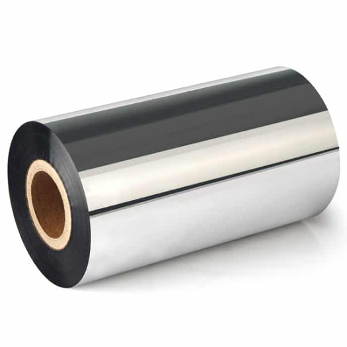 2 PCS Verschleißfestes, auf Wachs basierendes, druckbeschichtetes Papier-Barcode-Farbband auf Wachsbasis, Größe: 11 cm x 300 m – Bild 2