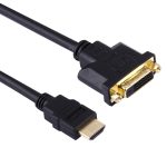 30 cm HDMI-Stecker auf 24 + 1 DVI-Buchse Adapterkabel – Bild 3