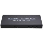 BT14 Ultra HD 4K x 2K 2x2 HDMI TV Wall Controller Multi-Screen-Spleißprozessor – Bild 2