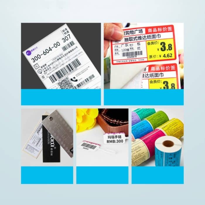 Tragbarer USB-Port-Thermoticketdrucker ZJ-9200 mit Halter – Bild 8