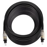 20 m OD6,0 mm vernickelter Metallkopf Toslink Digitales optisches Audiokabel von Stecker zu Stecker – Bild 3