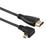 50 cm 4K HDMI-Stecker auf Micro HDMI rechtwinkliger Stecker Vergoldetes Anschlussadapterkabel