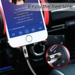 EMK 3,5-mm-Stecker auf Stecker, vergoldeter Stecker, geflochtenes Baumwoll-Audiokabel für Lautsprecher/Notebooks/Kopfhörer, Länge: 1 m, EMK – Bild 8