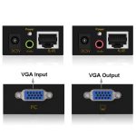 VGA & Audio Extender 1920x1440 HD 100m Cat5e / 6-568B Netzwerkkabel Sender Empfänger Adapter, Transmission Distance: 100m – Bild 4