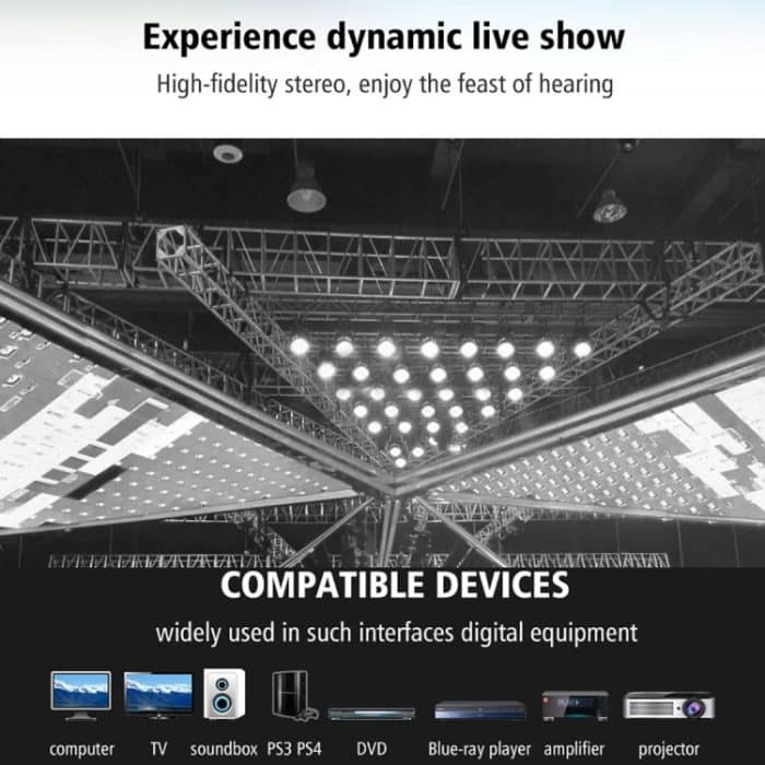 EMK 1,5 m OD4,0 mm Toslink-digitales optisches Audiokabel von Stecker zu Stecker – Bild 7