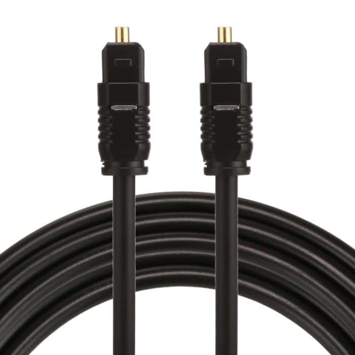 EMK 2m OD4.0mm Toslink Digitales optisches Audiokabel von Stecker zu Stecker – Bild 1