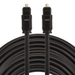 EMK 15m OD4.0mm Toslink Digitales optisches Audiokabel von Stecker zu Stecker