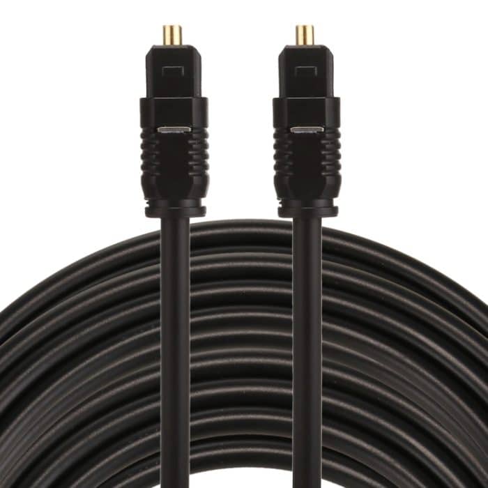 EMK 15m OD4.0mm Toslink Digitales optisches Audiokabel von Stecker zu Stecker – Bild 1