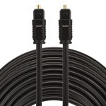 EMK 20m OD4.0mm Toslink Digitales optisches Audiokabel von Stecker zu Stecker
