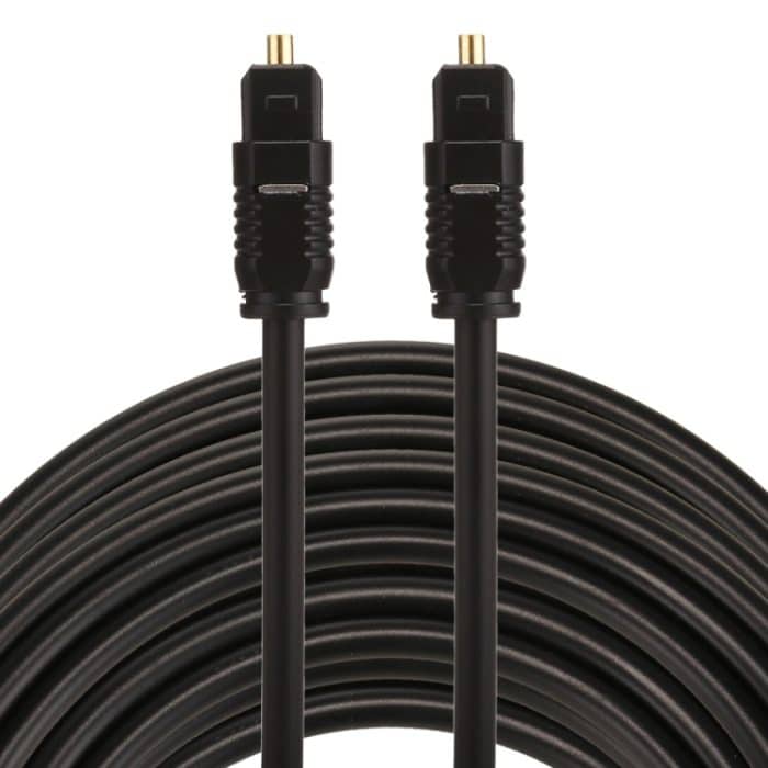 EMK 20m OD4.0mm Toslink Digitales optisches Audiokabel von Stecker zu Stecker – Bild 1