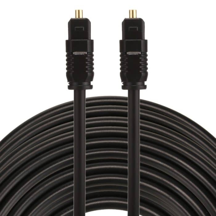 EMK 25m OD4.0mm Toslink Digitales optisches Audiokabel von Stecker zu Stecker – Bild 1