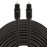 EMK 30m OD4.0mm Toslink Digitales optisches Audiokabel von Stecker zu Stecker