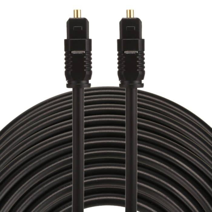 EMK 30m OD4.0mm Toslink Digitales optisches Audiokabel von Stecker zu Stecker – Bild 1