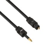 1 m OD4,0 mm Toslink-Stecker auf 3,5 mm Mini-Toslink-Stecker Digitales optisches Audiokabel – Bild 2