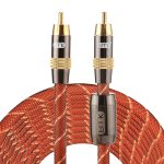 EMK TZ / A 8 m OD8,0 mm vergoldeter Metallkopf Cinch-Cinch-Stecker Digitales Koaxial-Verbindungskabel Audio- / Video-Cinch-Kabel