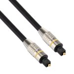 5m OD6.0mm vernickelter Metallkopf Toslink Digital-Optisches Audiokabel von Stecker zu Stecker – Bild 2