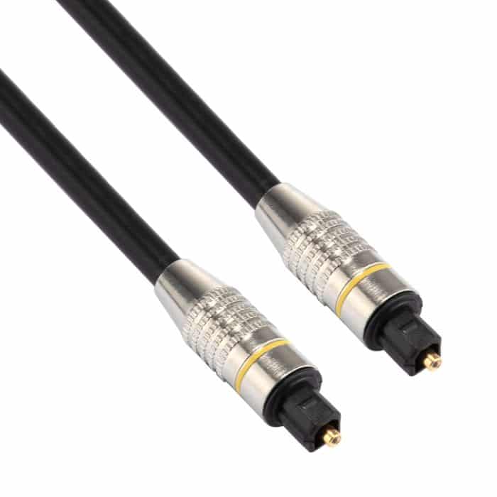 5m OD6.0mm vernickelter Metallkopf Toslink Digital-Optisches Audiokabel von Stecker zu Stecker – Bild 2