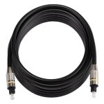 5m OD6.0mm vernickelter Metallkopf Toslink Digital-Optisches Audiokabel von Stecker zu Stecker – Bild 3