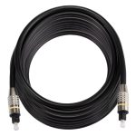 8m OD6.0mm vernickelter Metallkopf Toslink Digitales optisches Audiokabel von Stecker zu Stecker – Bild 3