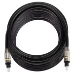 10 m OD6,0 mm vernickelter Metallkopf Toslink Digital-Optisches Audiokabel von Stecker zu Stecker – Bild 3