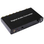 2CH Digital Audio Decoder Konverter mit optischem Toslink SPDIF Koaxial für Heimkino / PS4 / PS3 / XBOX360, Support Volume Control, AC-3, DTS – Bild 2