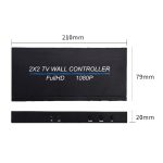 BT14 2X2 HDMI TV Wandcontroller Mehrbild-Spleißprozessor – Bild 6