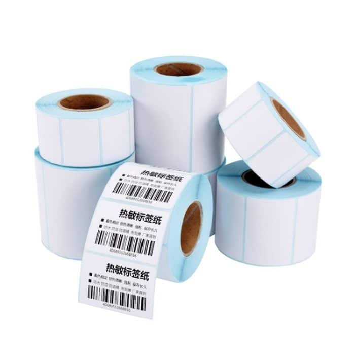 10 PCS 60 mm x 40 mm 700 Blatt Selbstklebendes thermisches Barcode-Etikettenpapier – Bild 2