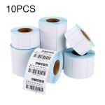 10 PCS 40x20x1500 Selbstklebendes thermisches Barcode-Etikettenpapier