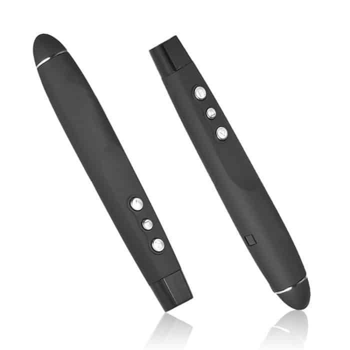 2,4 GHz Wireless Laser PowerPoint-Seite Drehstift Multimedia Wireless Presentation Projektionsstift mit USB-Empfänger, Fernbedienung Entfernung: 30 m – Bild 2