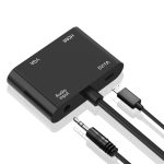 Onten 5138HV 1080P VGA auf HDMI + VGA Adapter mit Audio – Bild 2