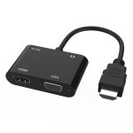 Onten 5165HV HDMI auf HDMI + VGA Adapter