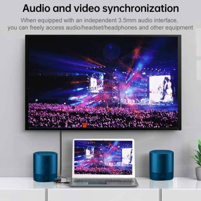 Onten 5165HV HDMI auf HDMI + VGA Adapter – Bild 5