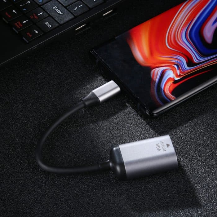 1080P VGA-Buchse an Typ-C / USB-C-Stecker Verbindungsadapterkabel – Bild 6
